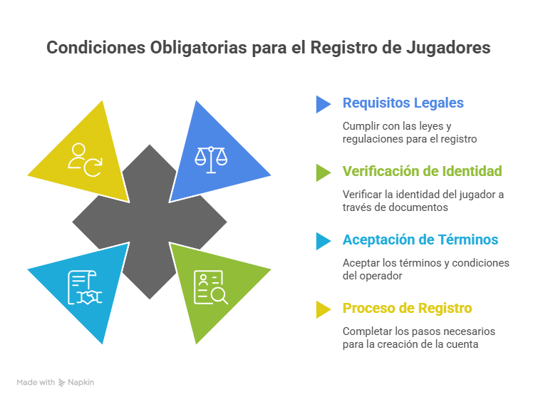 Condiciones Obligatorias para el Registro de Jugadores